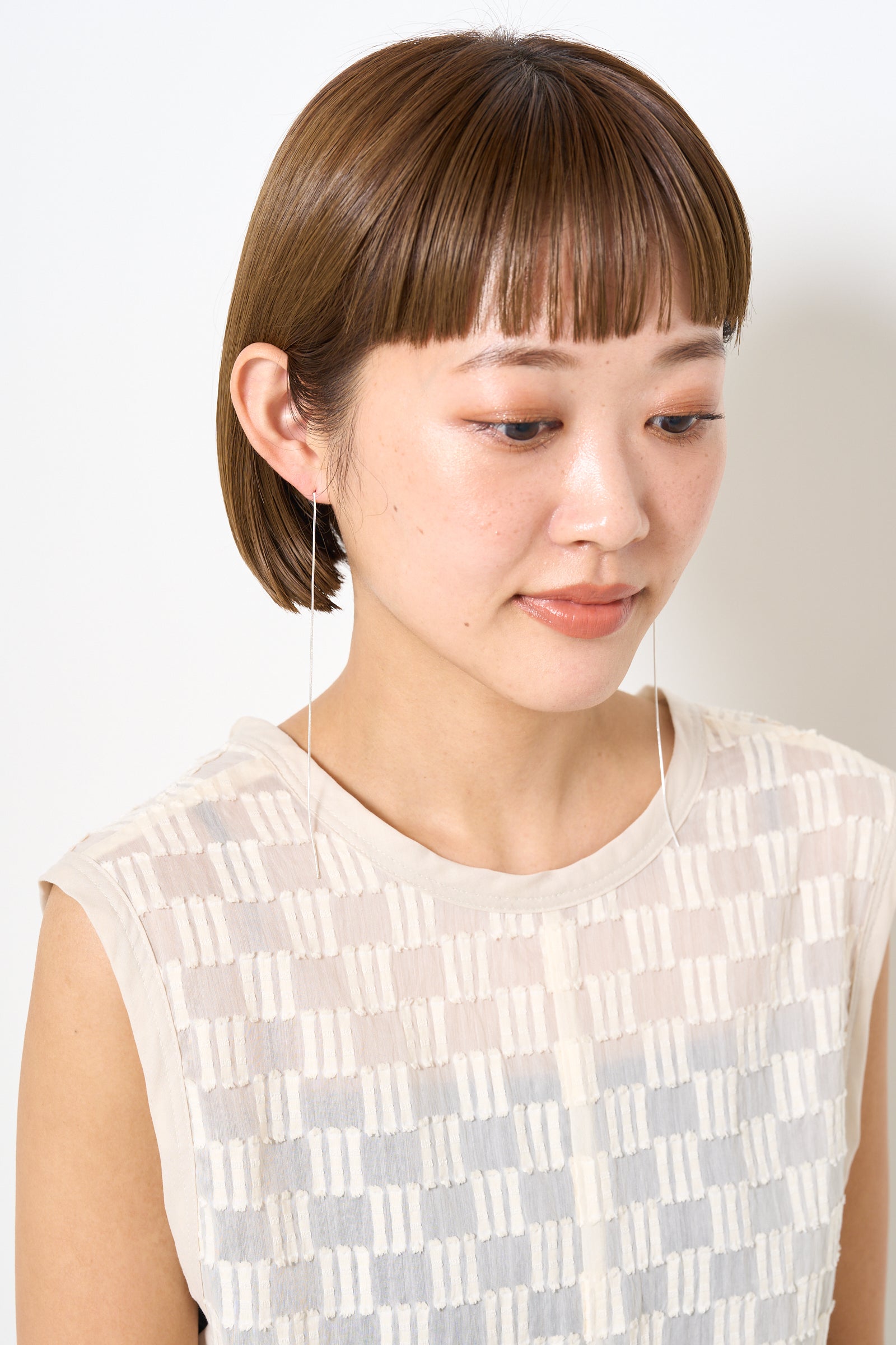 CHIGNON ロングチェーン2WAYピアス 0052-253SH〔30%OFF〕