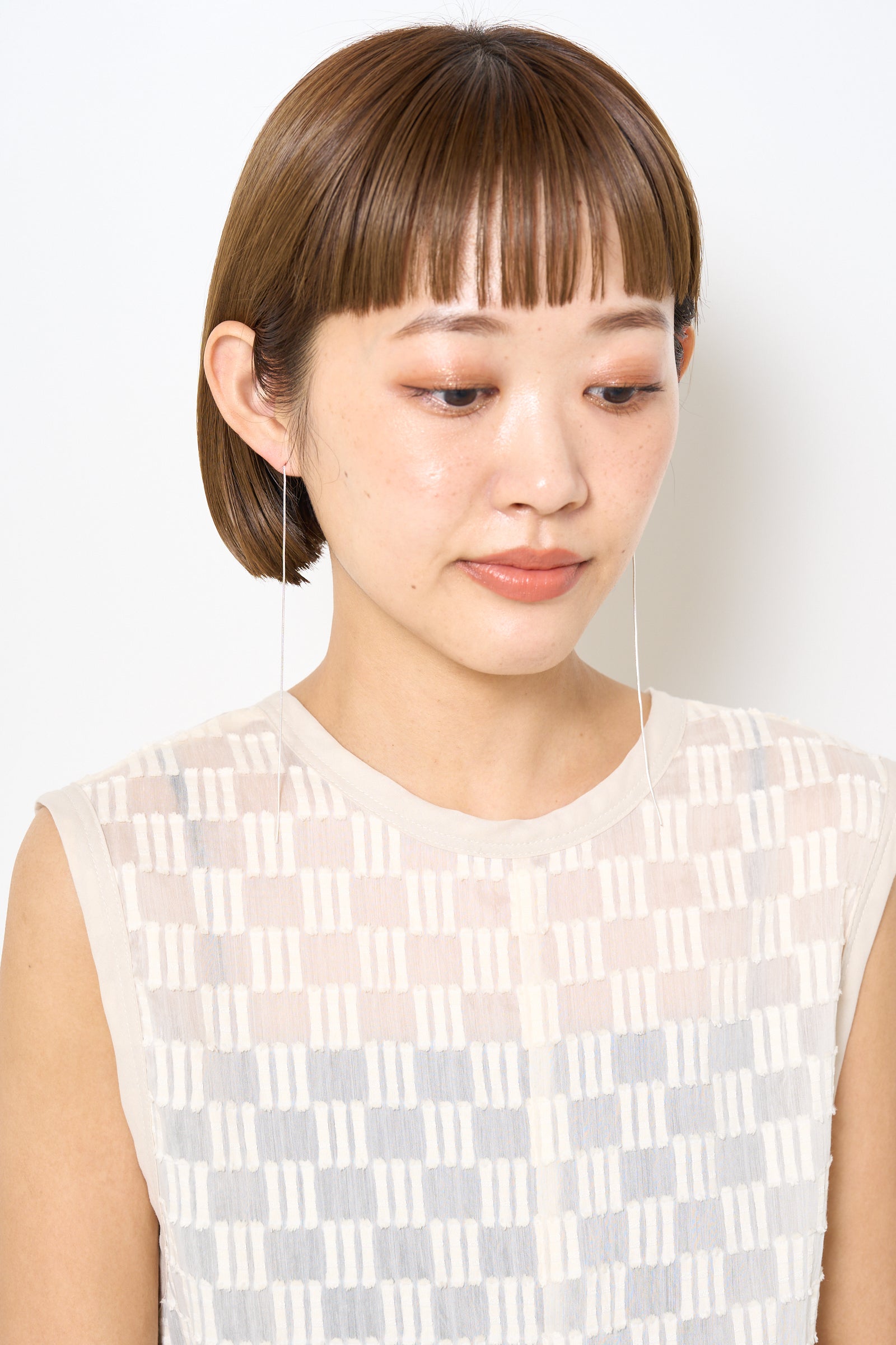 CHIGNON ロングチェーン2WAYピアス 0052-253SH〔30%OFF〕