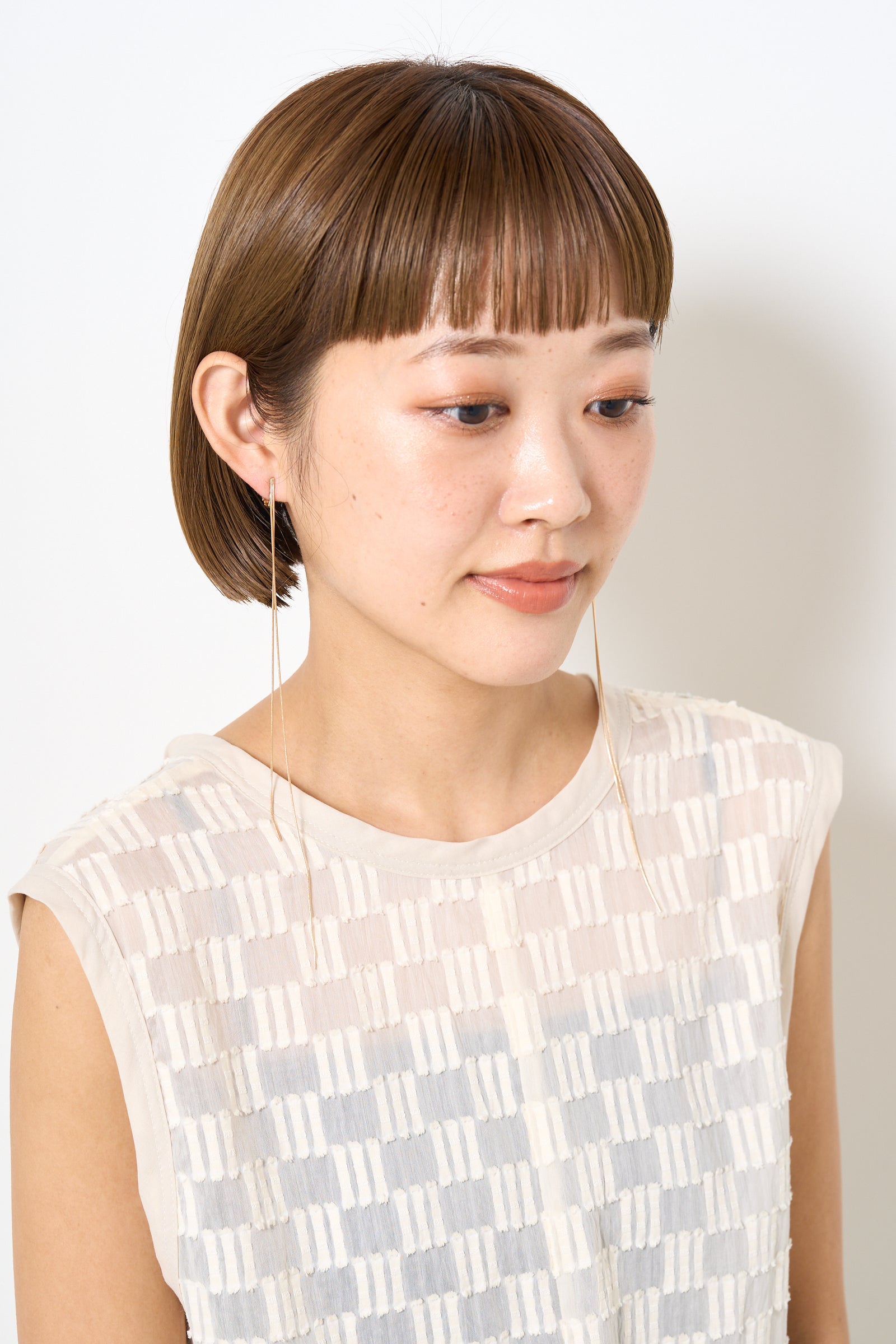 CHIGNON ロングチェーンイヤリング 0052-254SH〔30%OFF〕