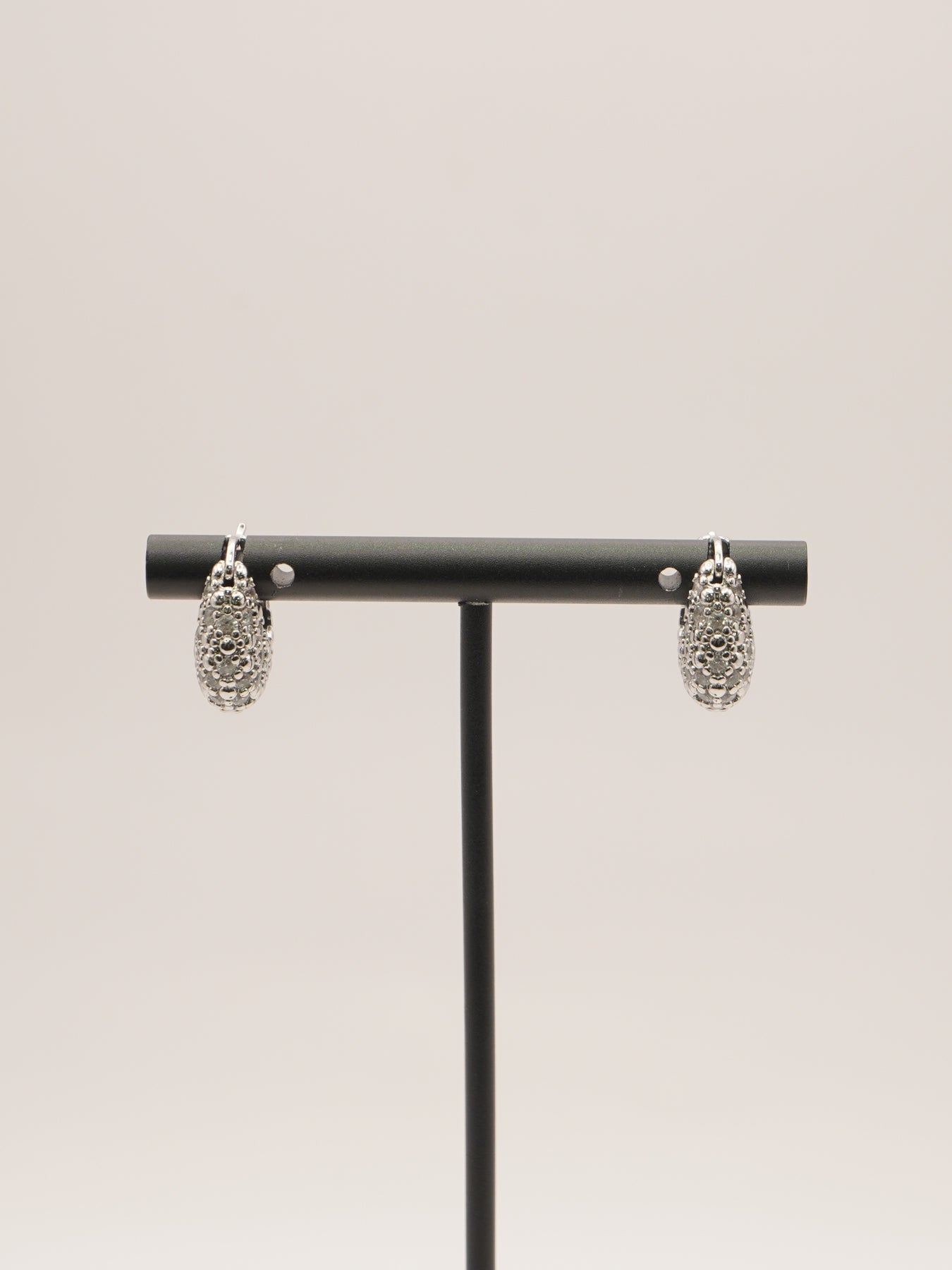 【予約販売】CHIGNON ドロップパヴェワンタッチピアス 0056-515SH