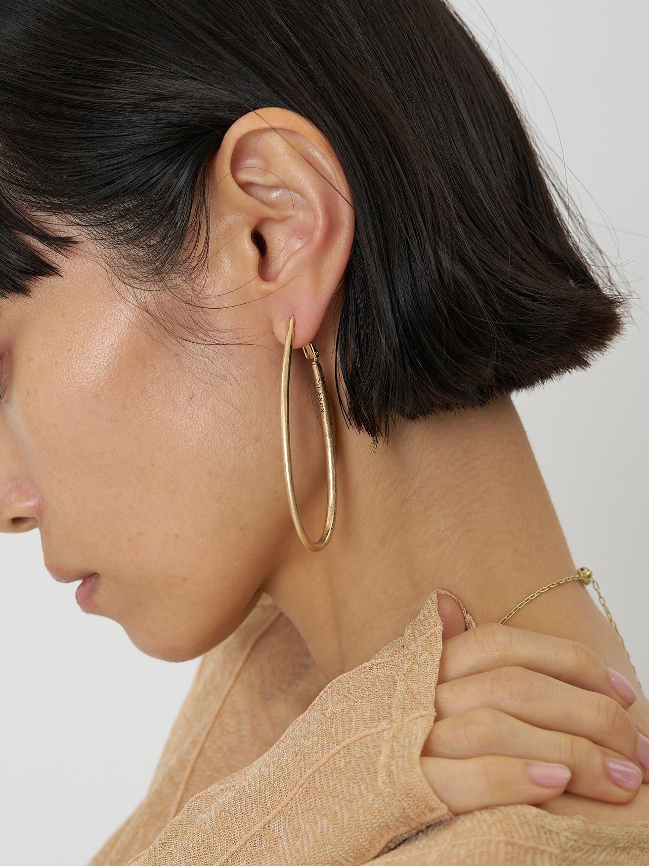【予約販売】CHIGNON ドロップフープイヤリング 0061-113SH