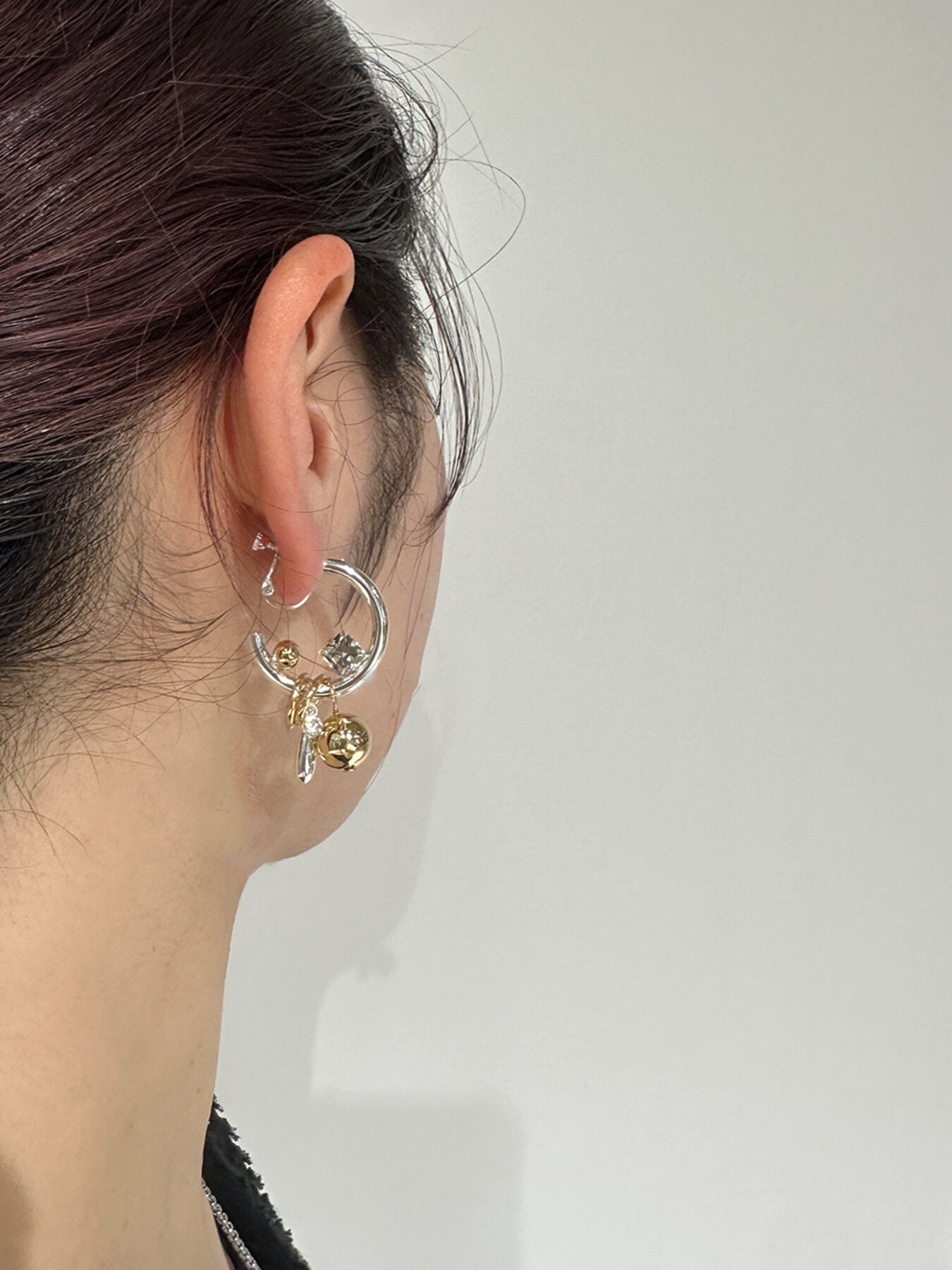 CHIGNON ジングルフープイヤリング 0063-733SH