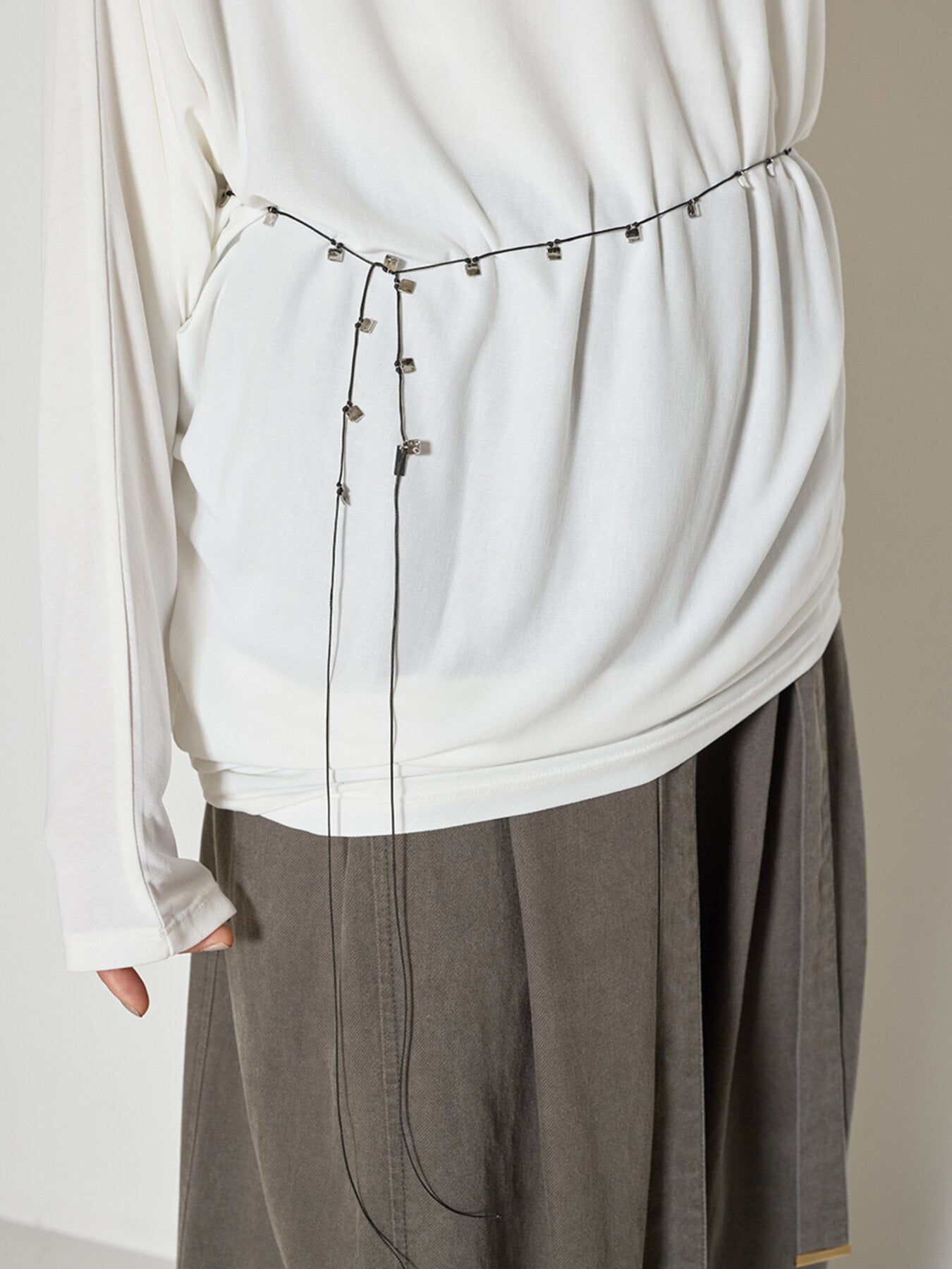 【予約販売】CHIGNON メルティスクエアコードネックレス 0065-456SH