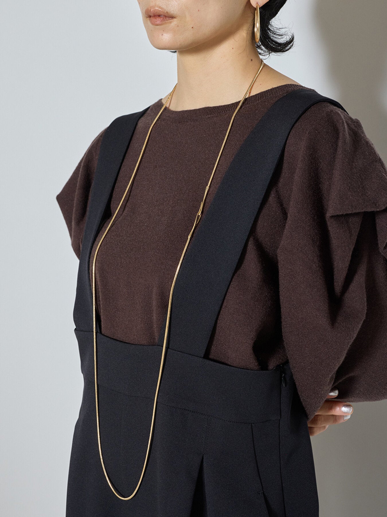 【予約販売】CHIGNON スネークチェーンラップネックレス 0065-457SH