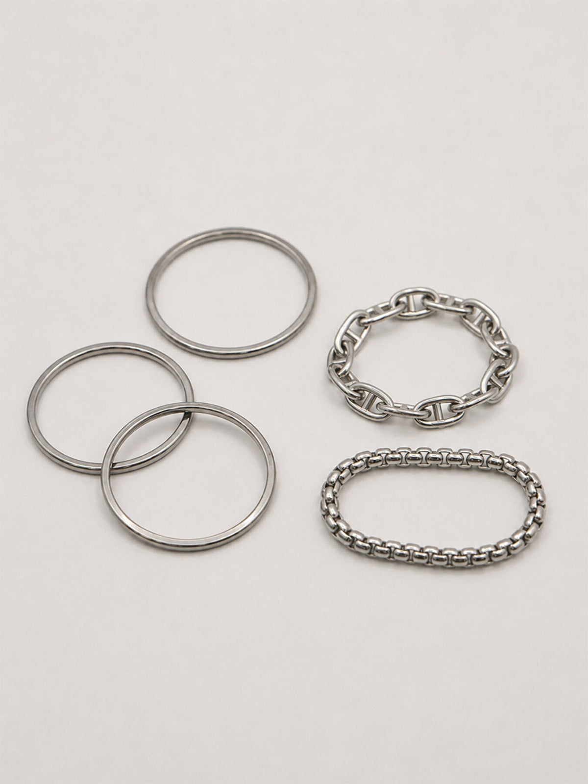 【予約販売】CHIGNON 5レイヤーステンレスリングセット 0066-782SH