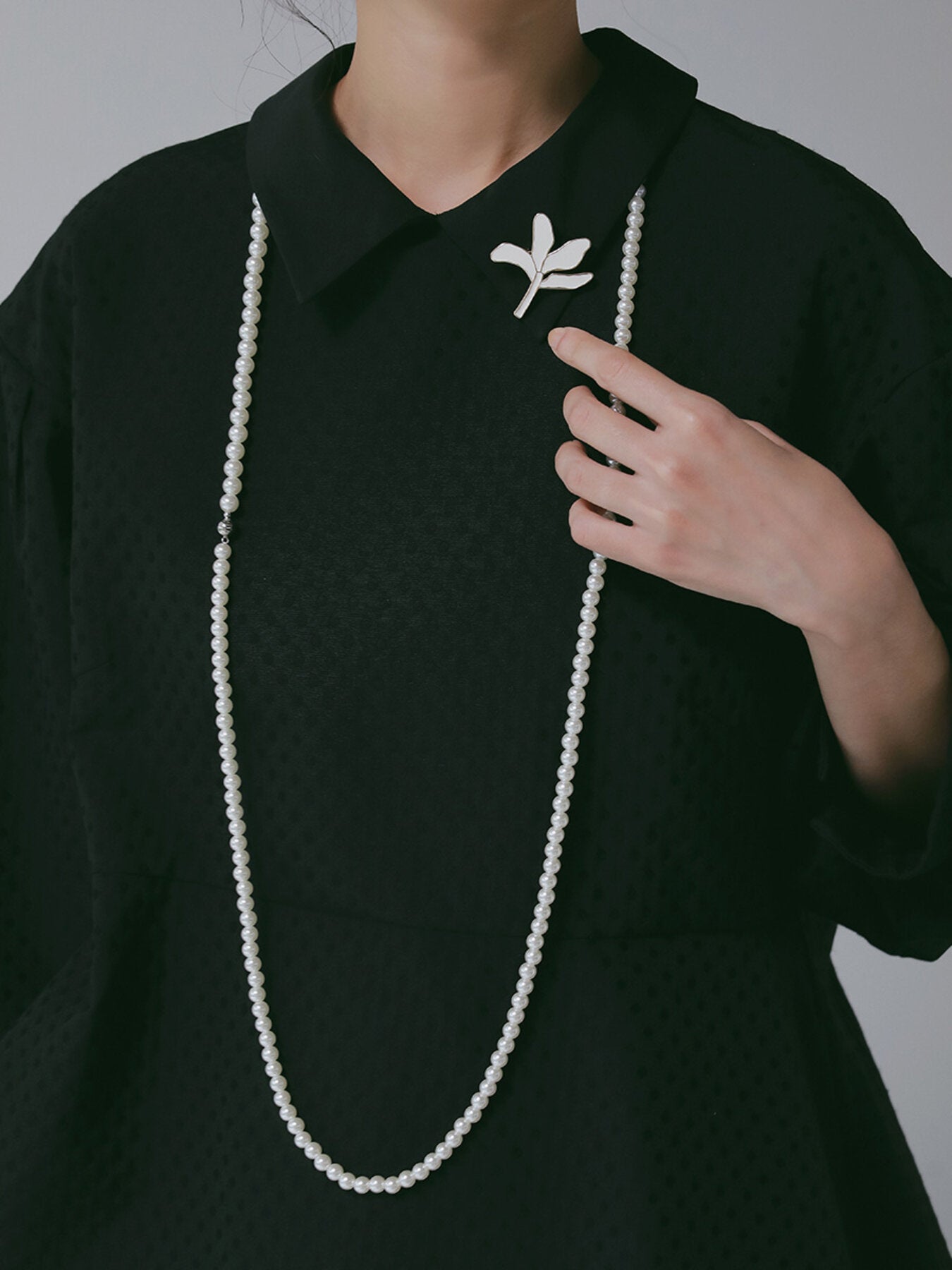 【予約販売】CHIGNON リーフエポブローチ&ネックレス 0066-785SH