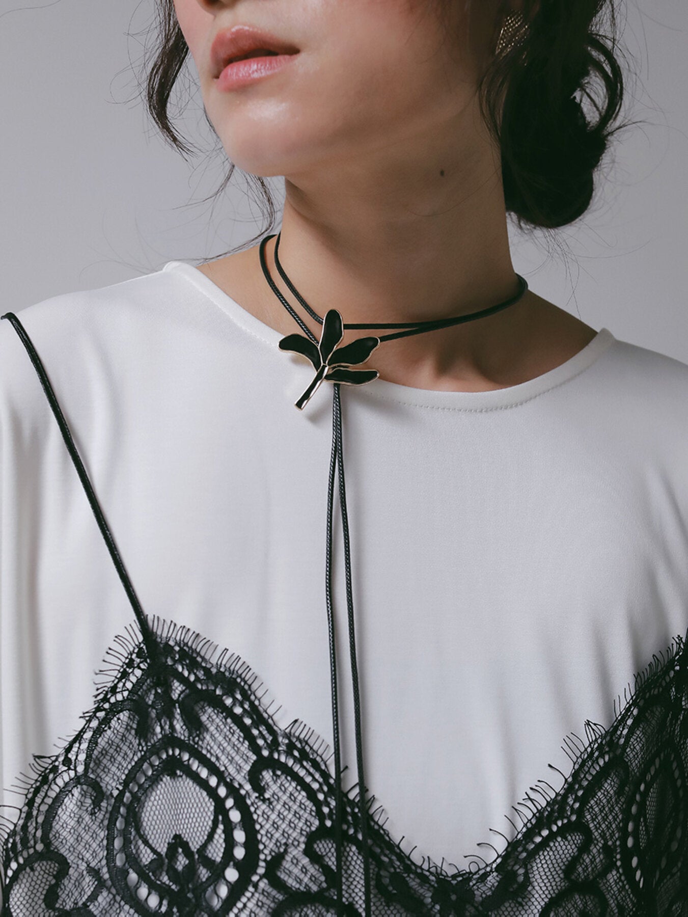 【予約販売】CHIGNON リーフエポブローチ&ネックレス 0066-785SH