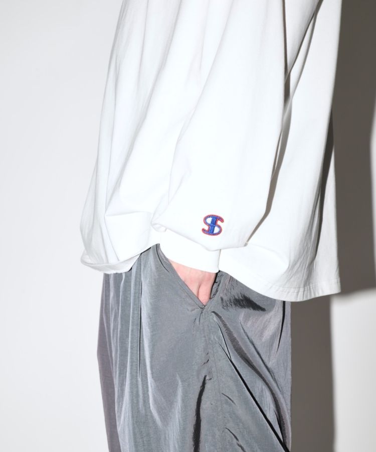 SUPERTHANKS 刺繍バックプリントT "You're not you when you're content〔40%OFF〕