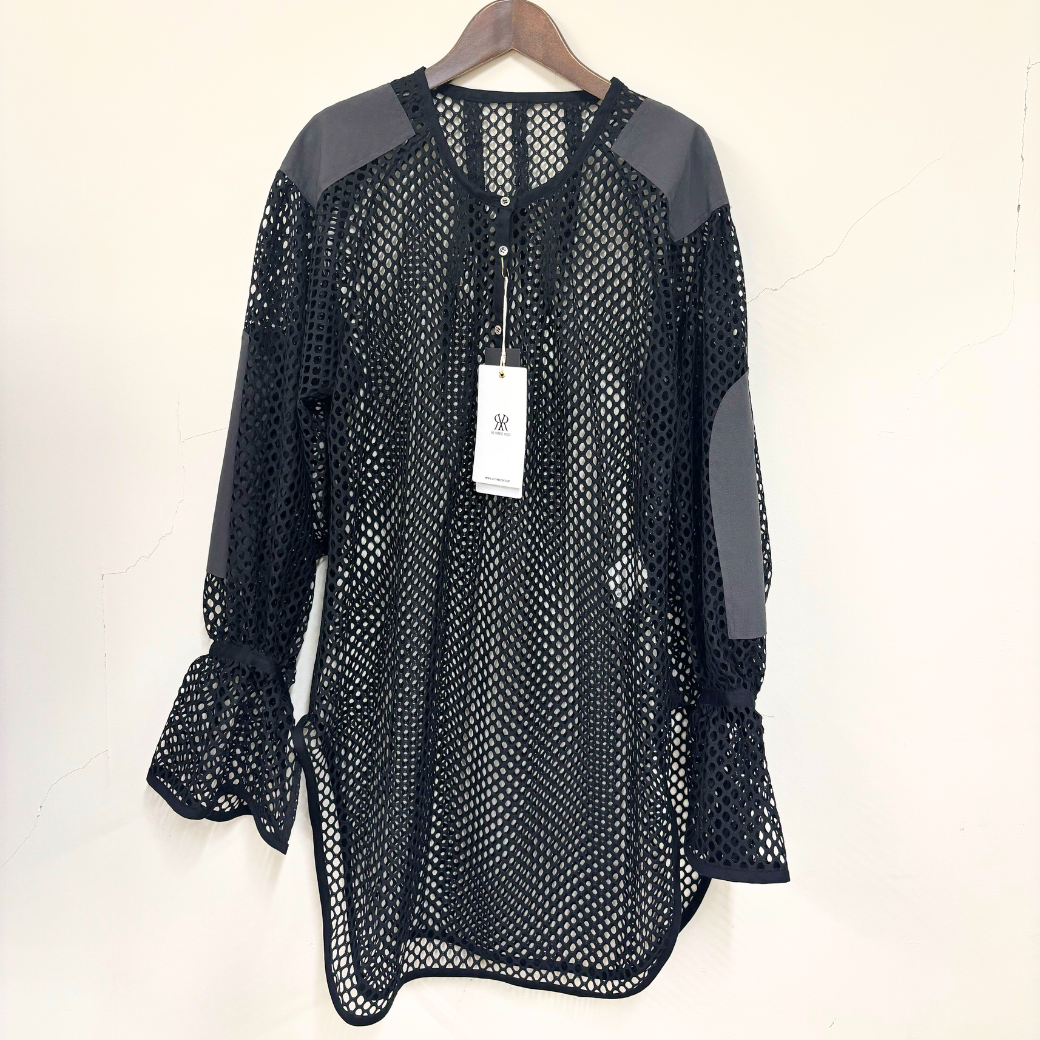 RUMBLE RED Commando Mesh Blouse