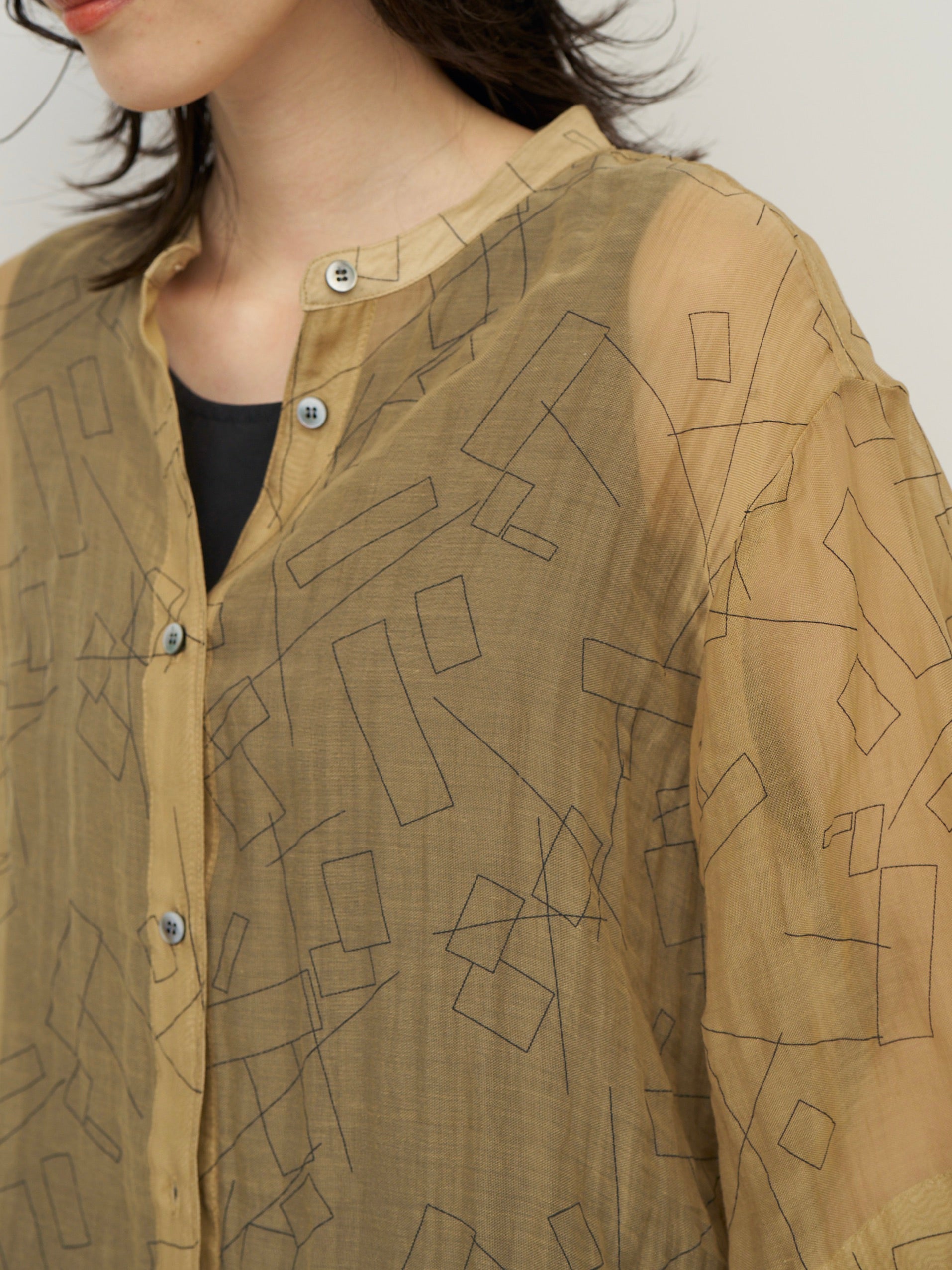 【予約販売】CHIGNON シアープリントハーフスリーブSH 1262-308KK