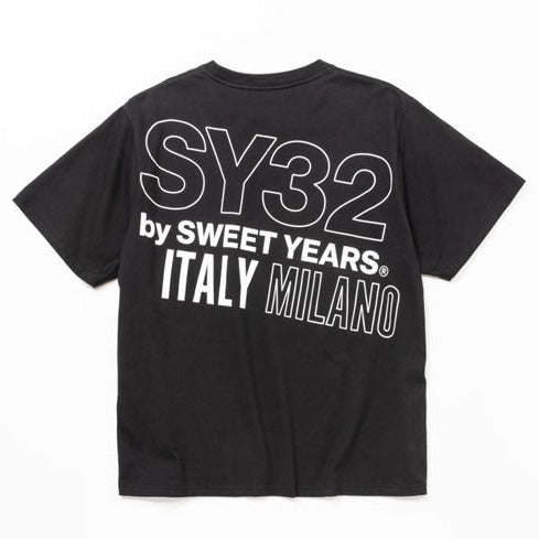 SY32 BACK SLASH BIG LOGO TEE No.14154J