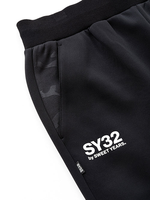 SY32 DOUBLE KNIT EMBOSS CAMO SHIELD LOGO PANTS No.13511