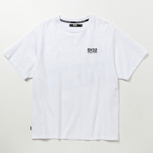 SY32 BACK SLASH BIG LOGO TEE No.14154J