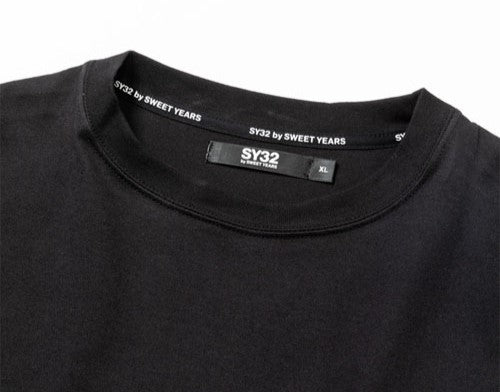 SY32 STRADDLE PRINT TEE No.14159J