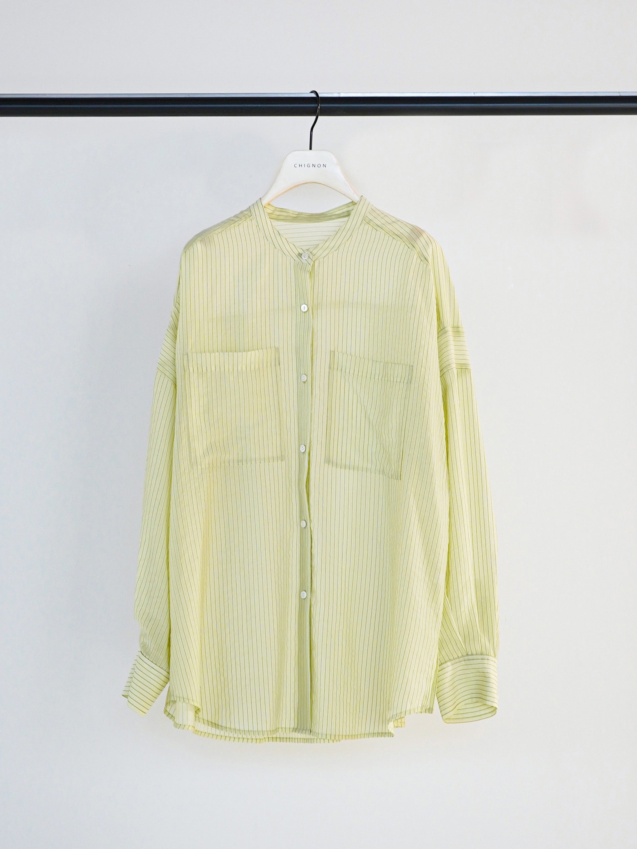 【予約販売】CHIGNON シアーストライプオーバーSH 1861-005KK