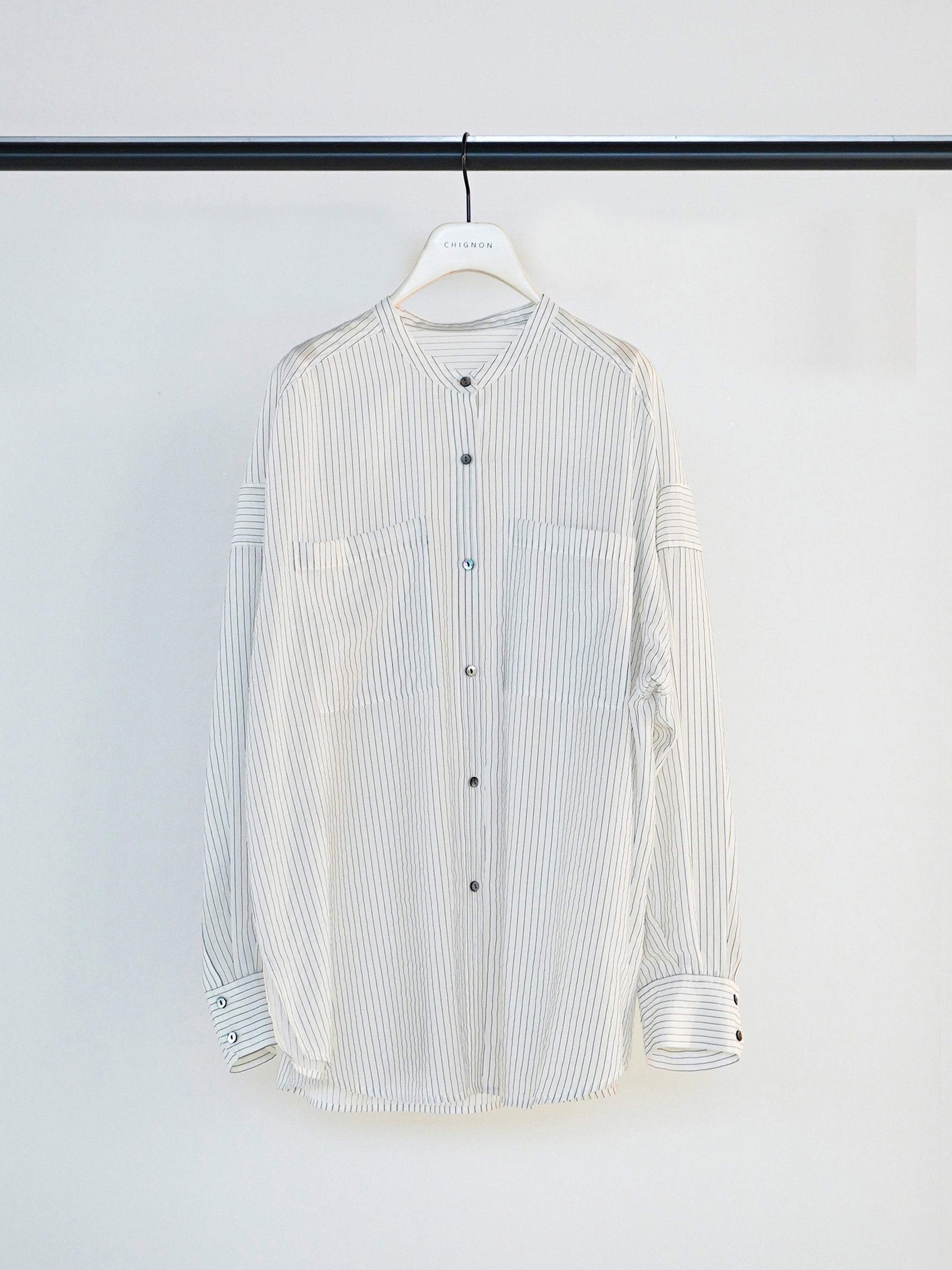 【予約販売】CHIGNON シアーストライプオーバーSH 1861-005KK