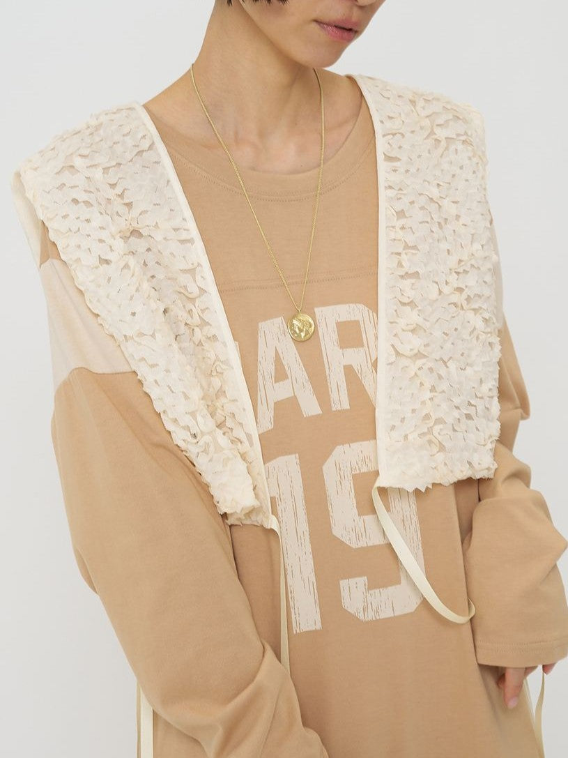 【予約販売】CHIGNON フリルエンブロミニベスト 1961-049BZ