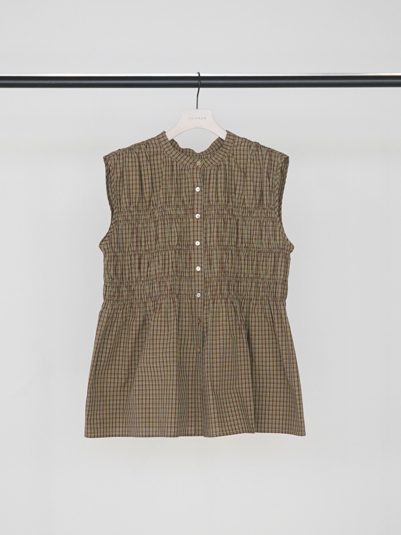 【予約販売】CHIGNON CHECKシャーリングフレンチBL 1963-606KK