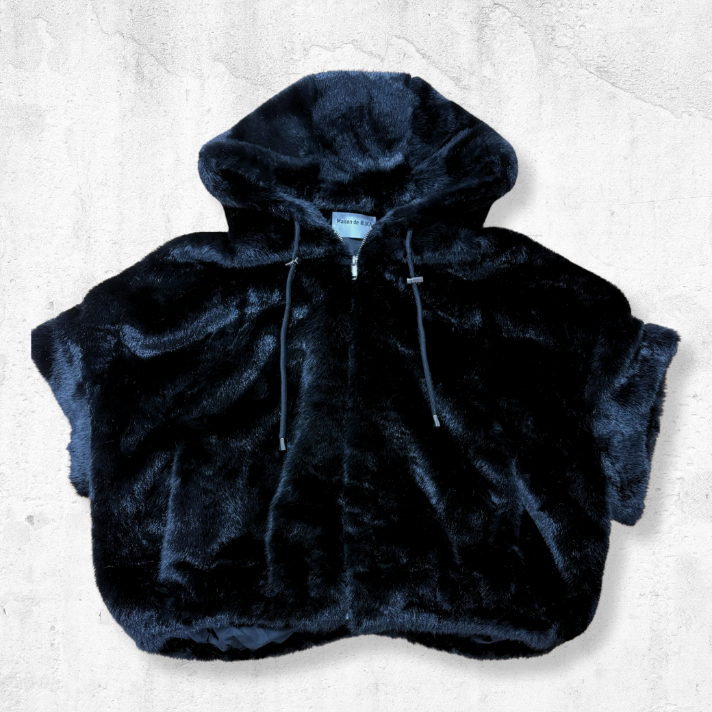 プレミアムエコファーフーディベスト