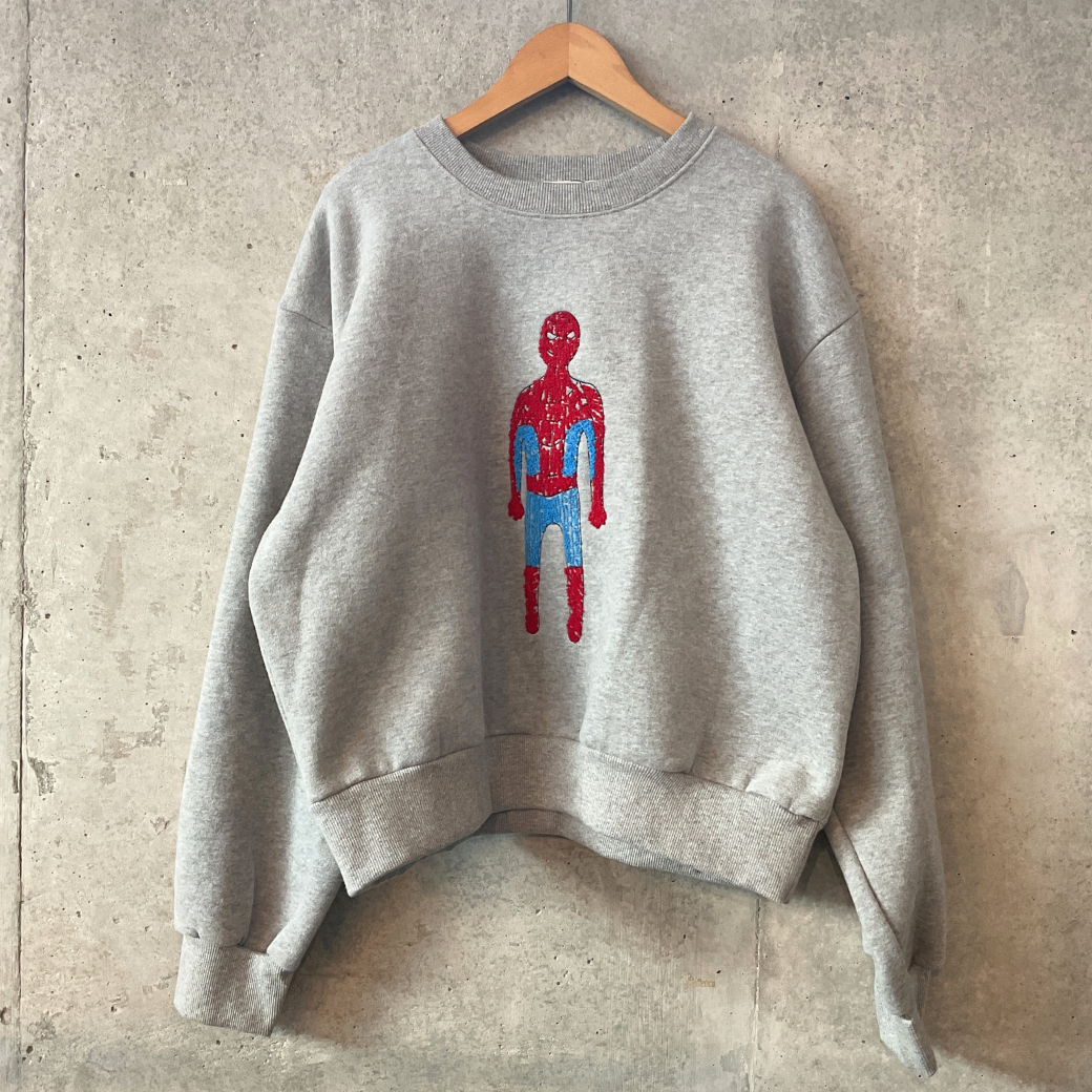 スパイダーマン長袖スウェット