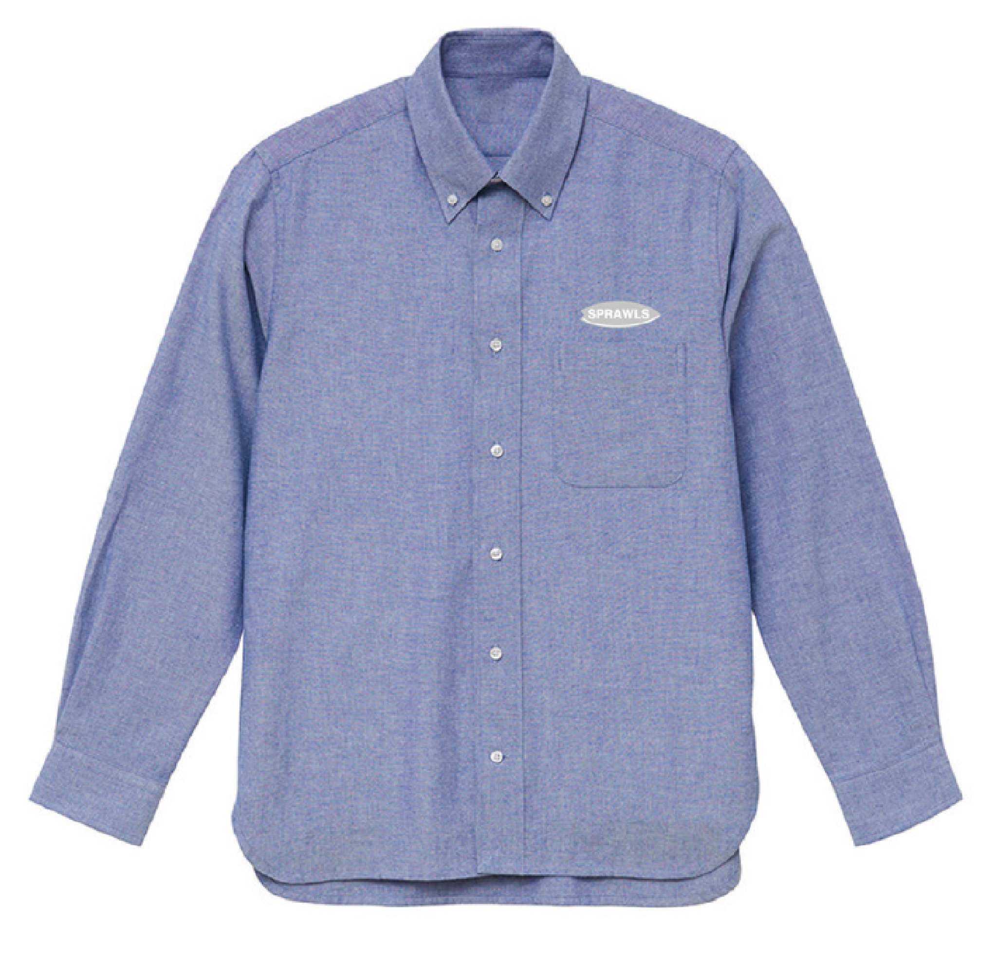 SPRAWLS Oxford BD Shirts Embroidary SFL-398