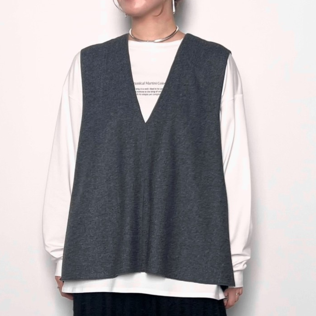 CHIGNON Wフェイスジャージジレ 1855-203KK