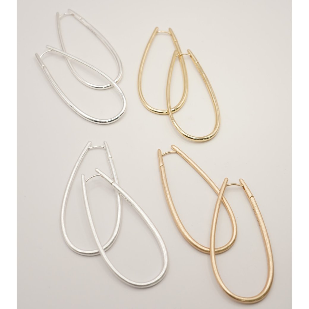 【予約販売】CHIGNON ドロップフープワンタッチピアス 0061-112SH