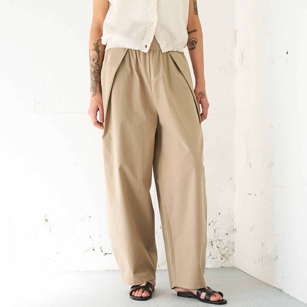 【予約販売】YENN WAIST RIB CURVE PT Y262-31041