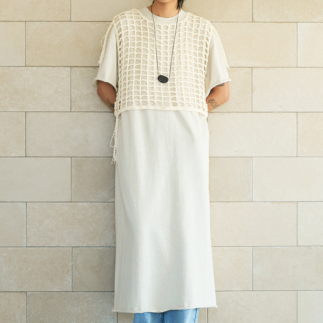 【予約販売】YENN LINEN TOUCH T DRESS Y262-51054
