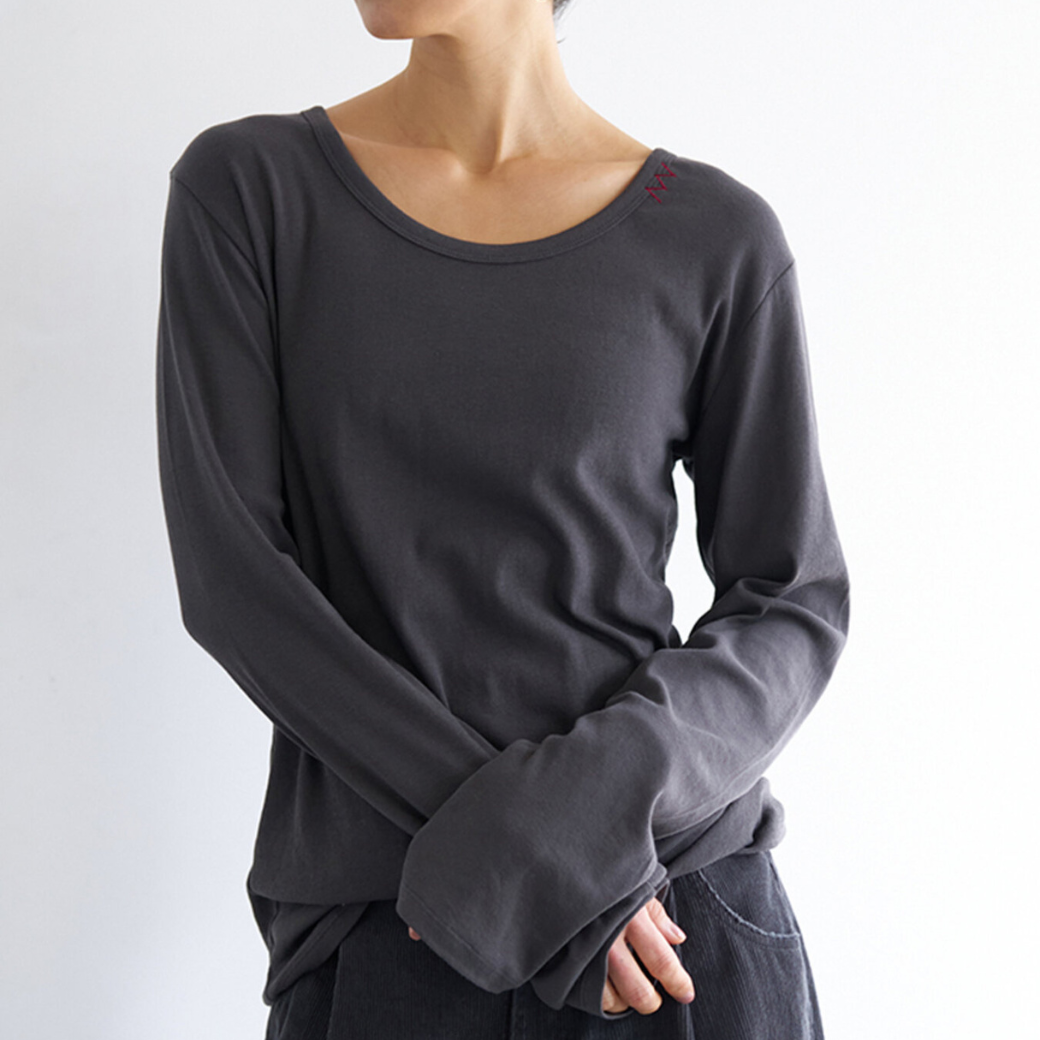 YENN U-NECK LONG TEE Y263-82089