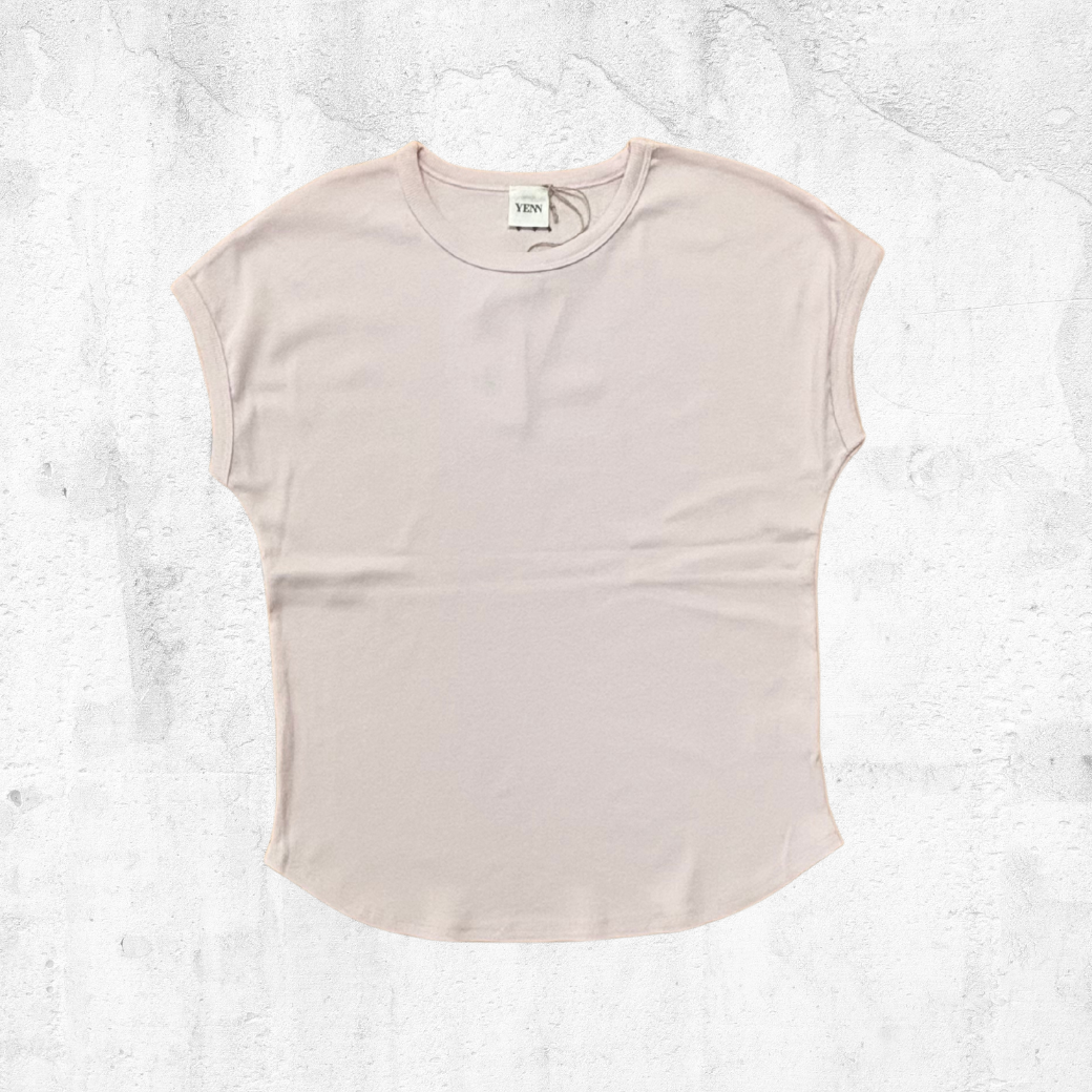 YENN SHORT SLEEVE RIB TEE Y261-81025-2
