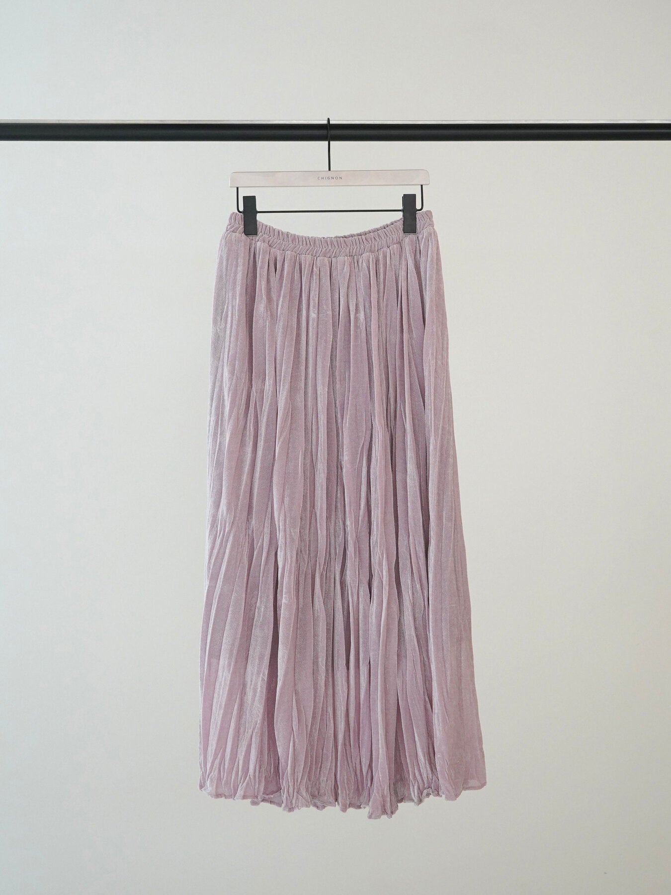 【予約販売】CHIGNON ベロアメッシュシャドウプリーツSK 2265-382NH