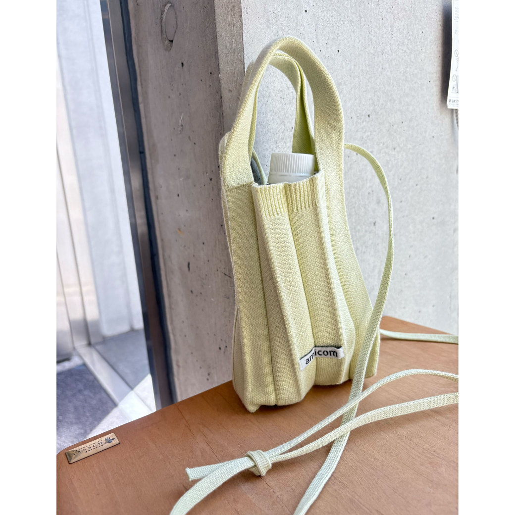 amicom PLEATS PHONE POUCH ショルダースマホバッグ