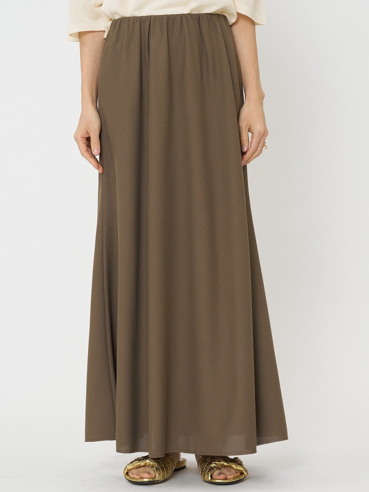 【予約販売】CHIGNON サマーメッシュ麻混バイアスSK 2561-028BZ