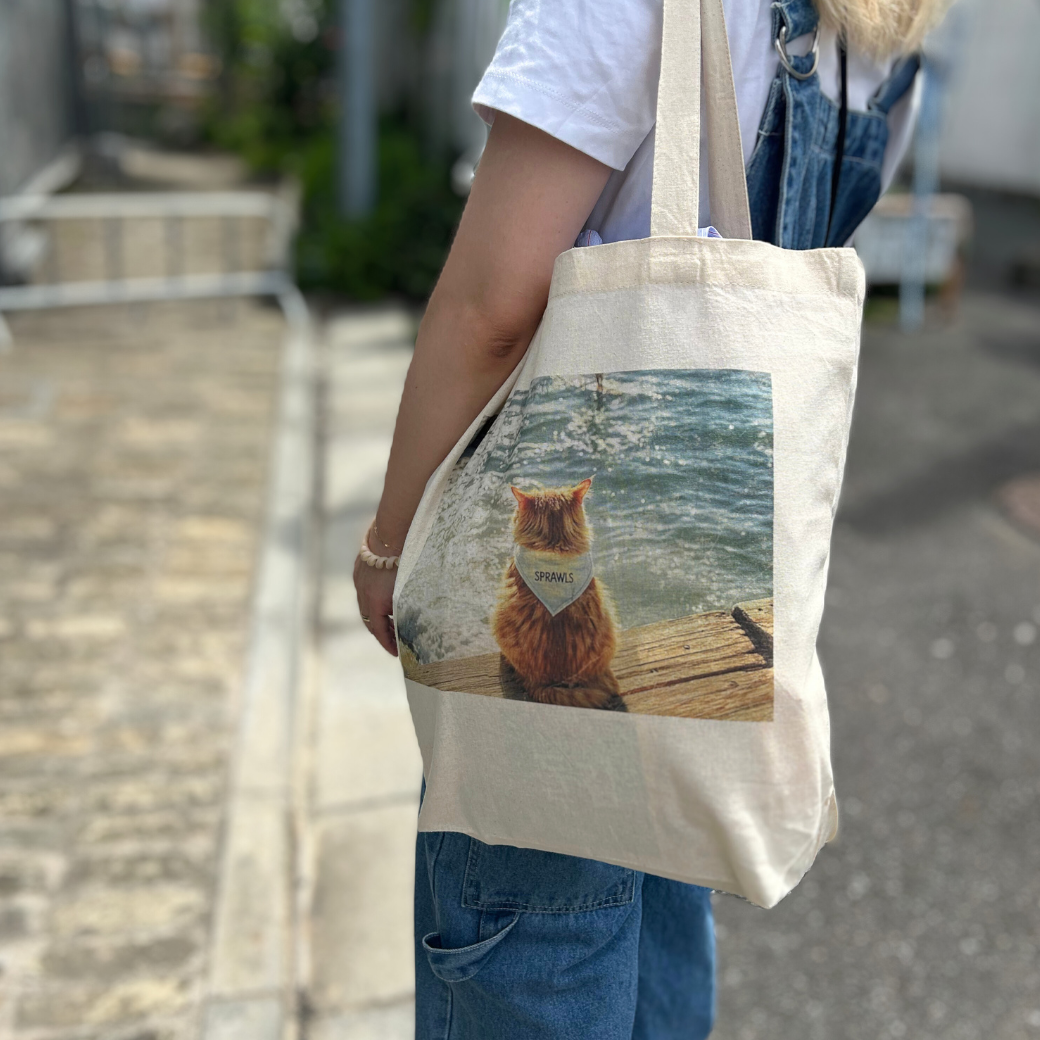 SPRAWLS Photo ecobag cat STL-012