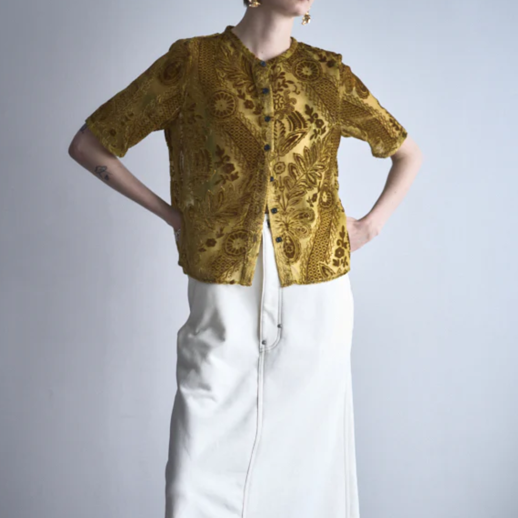 Muel Chic リーフシアカーディガン 265580315