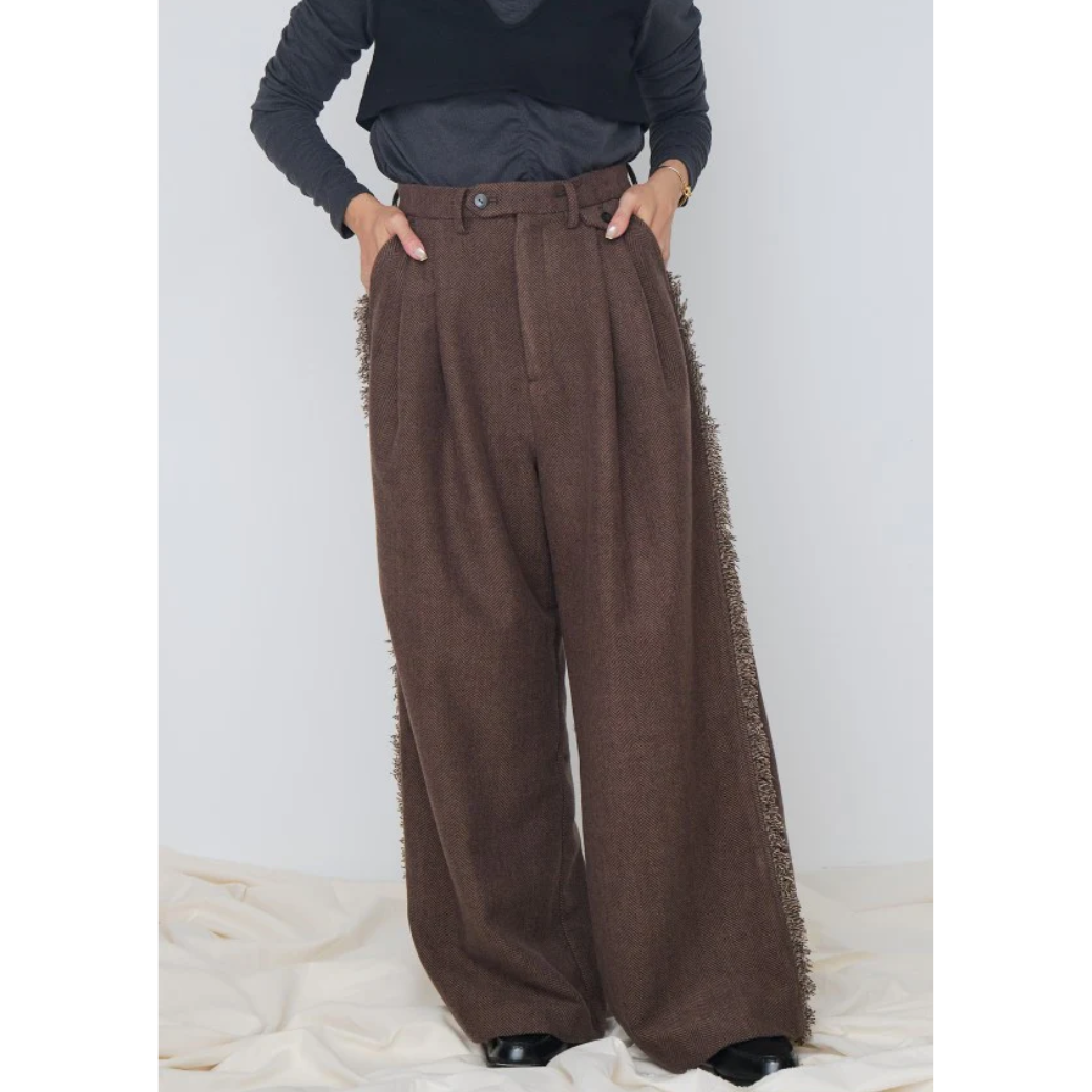 Muel Chic Vila tweed pants 265760367