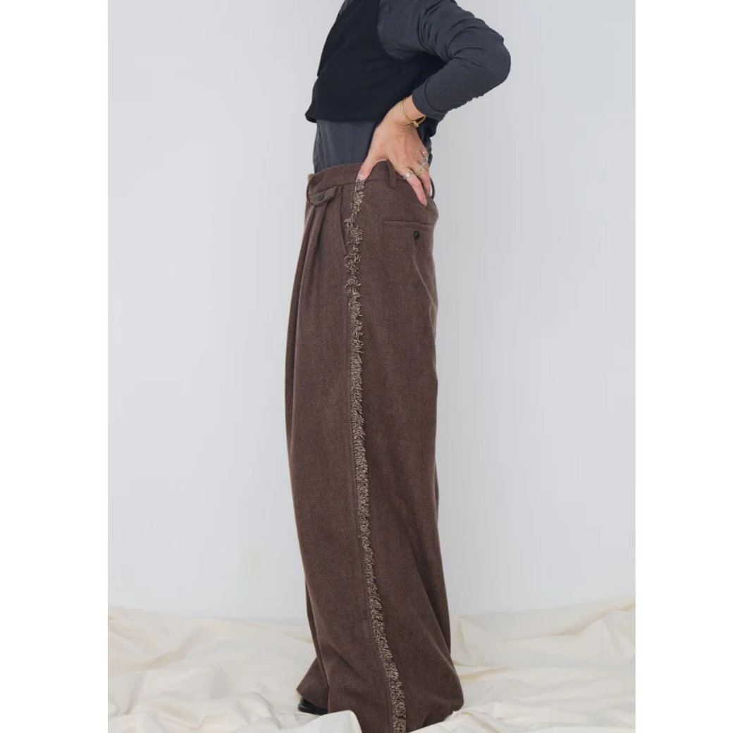 Muel Chic Vila tweed pants 265760367