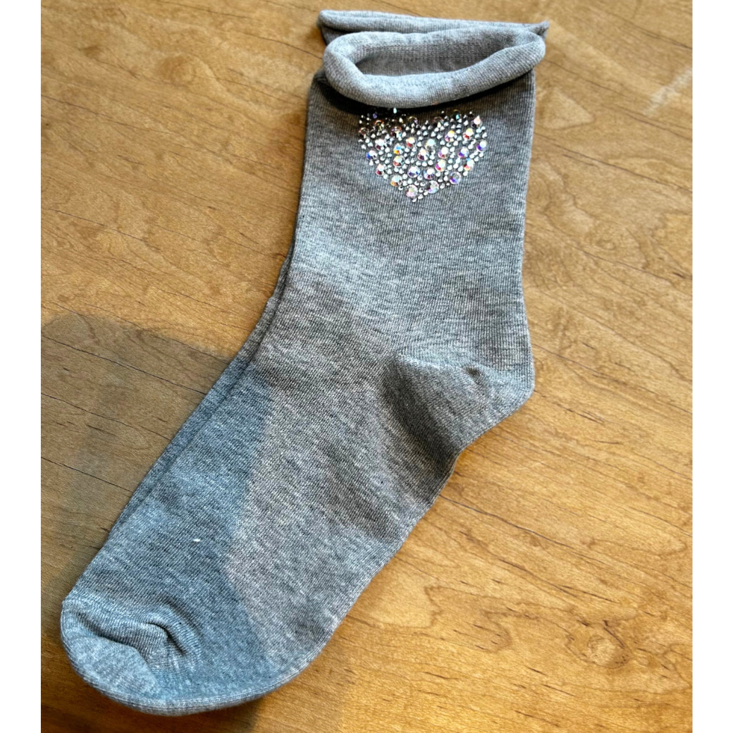 Bijou Heart socks