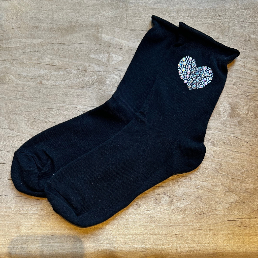 Bijou Heart socks