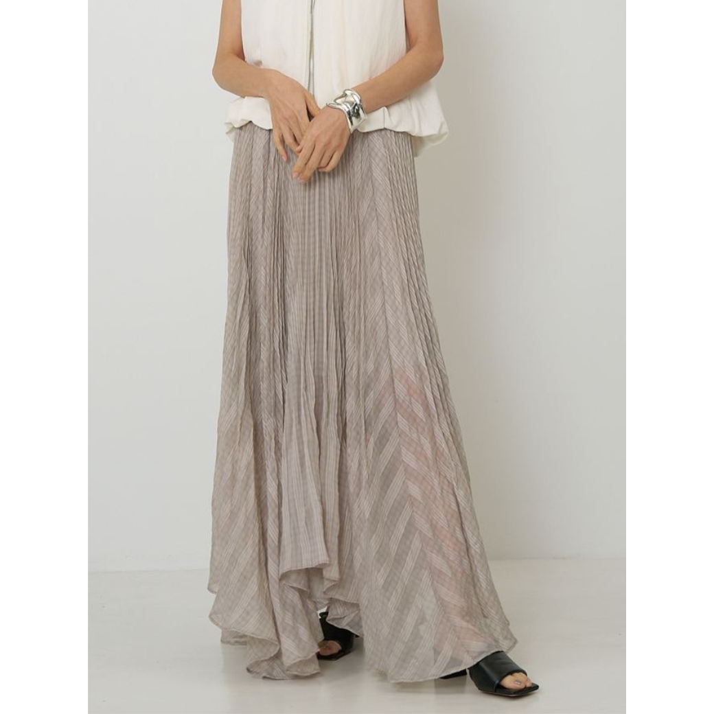 【予約販売】CHIGNON シアーチェックプリーツSK 2961-029MK