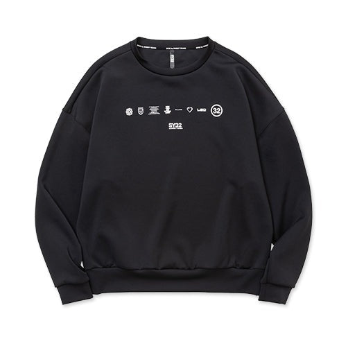 SY32 DOUBLE KNIT BIG SILHOUETTE P/O CREW No.14112
