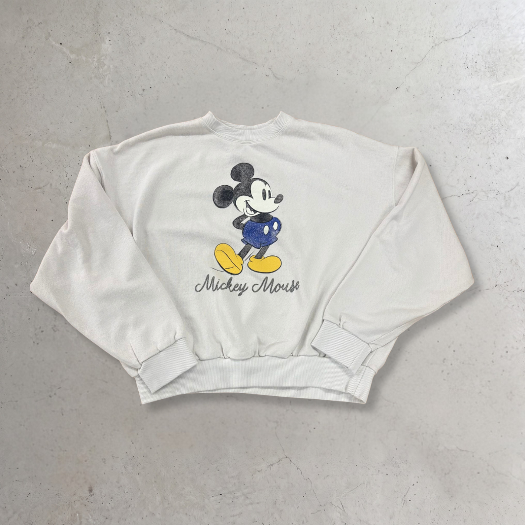 classic ミッキーパステルカラースウェット