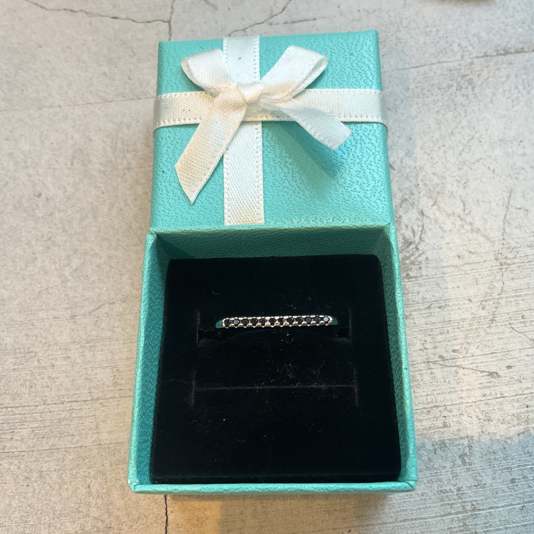 エタニティ スリム リング(ブラック)