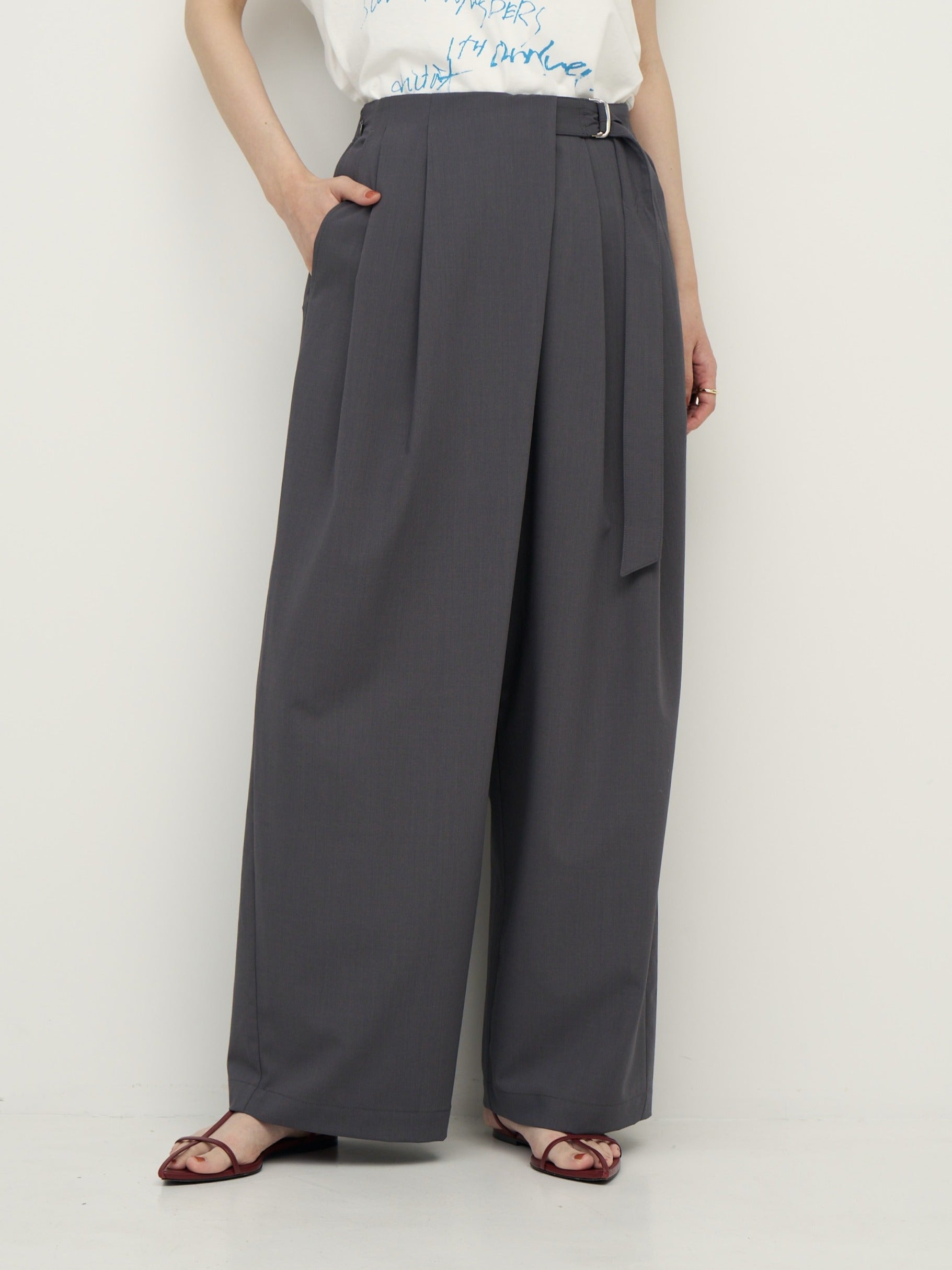CHIGNON 梳毛調ベルト付ラップPT 3262-334MK