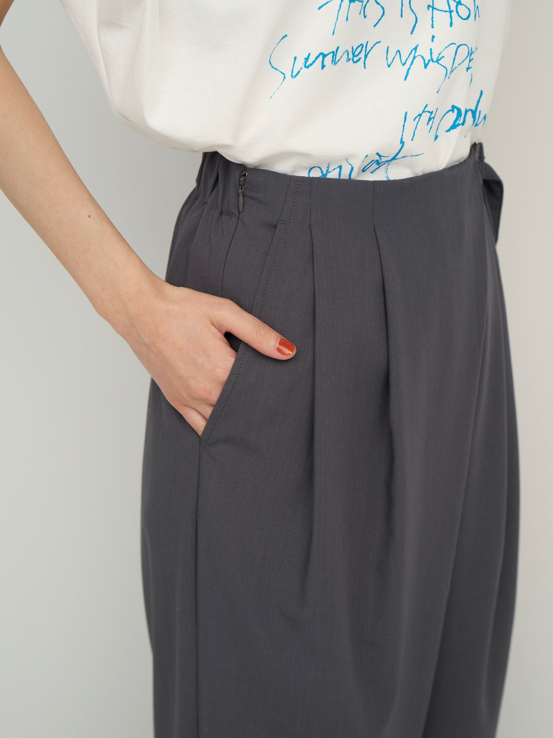 CHIGNON 梳毛調ベルト付ラップPT 3262-334MK