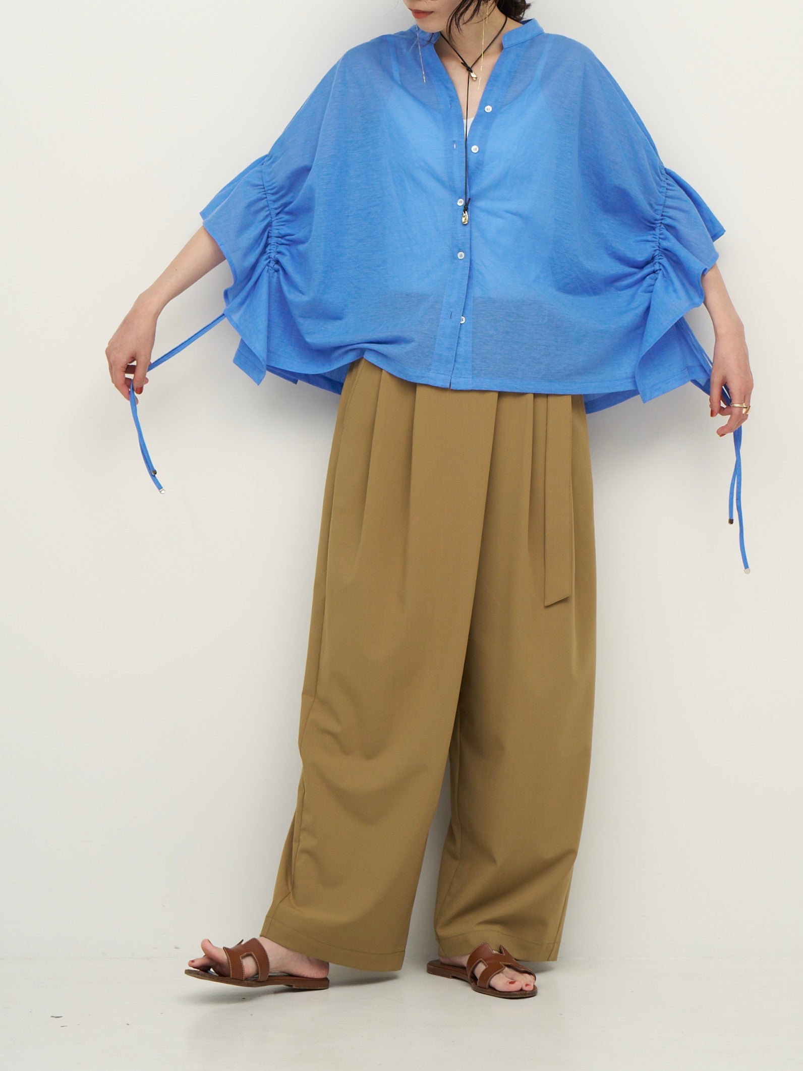 CHIGNON 梳毛調ベルト付ラップPT 3262-334MK