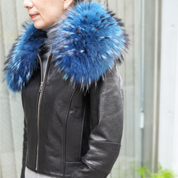 Maison de RUKA ファー付きジャケット