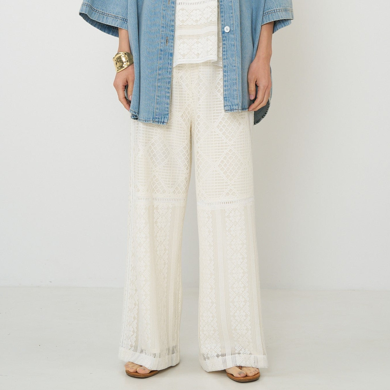 【予約販売】CHIGNON パッチワークレースPT 3561-051BZ