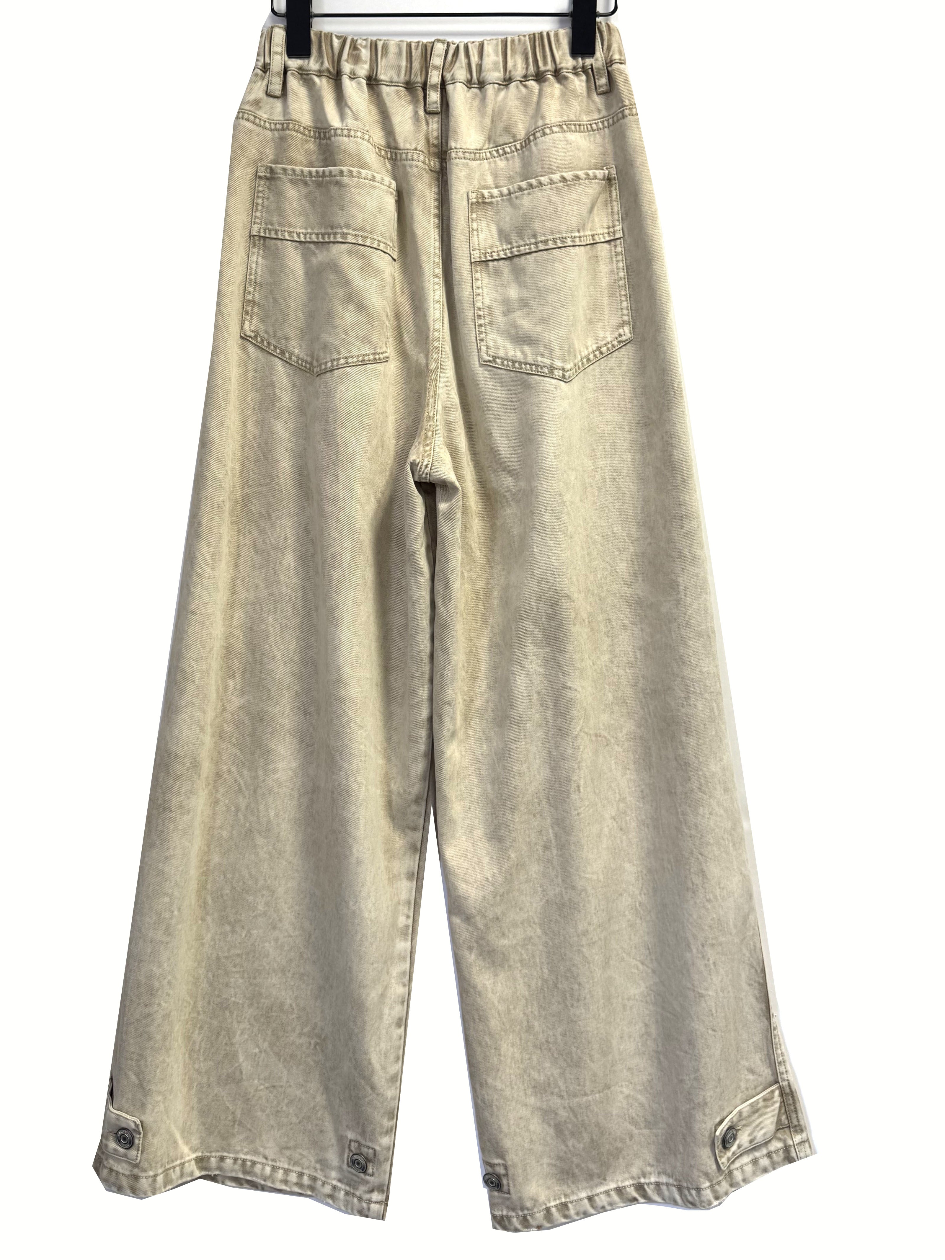 CHIGNON ウォッシュドタックワイドパンツ 3855-279BT